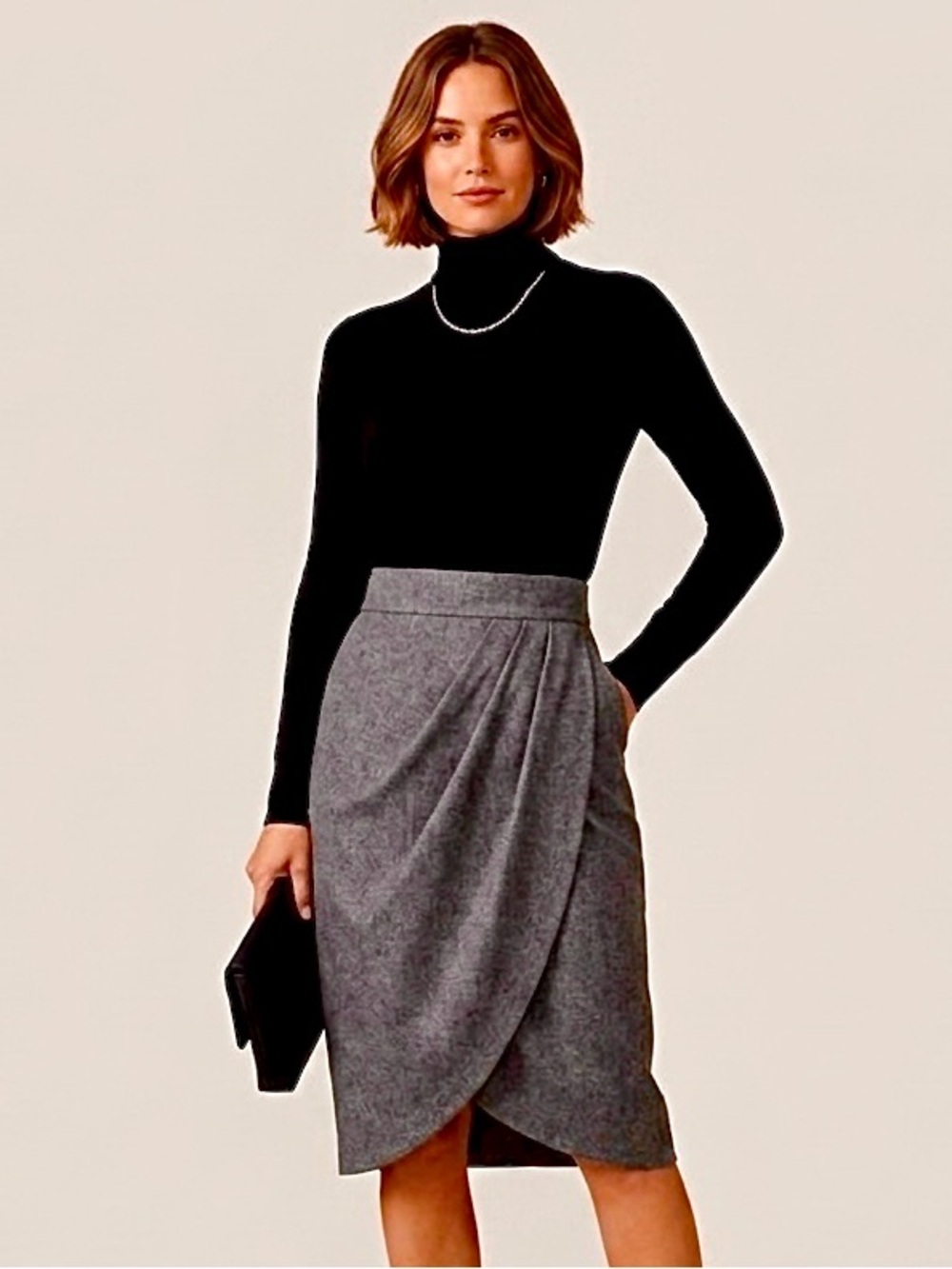 Vintage 100% Virgin Wool Skirt